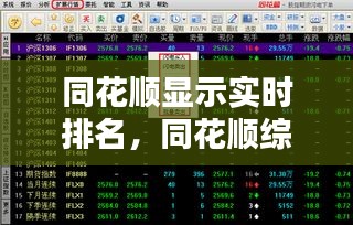 同花顺显示实时排名，同花顺综合排名怎么放大窗口 