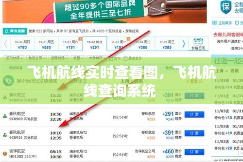 飞机航线实时查看图，飞机航线查询系统 