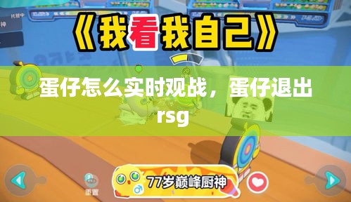 蛋仔怎么实时观战，蛋仔退出rsg 