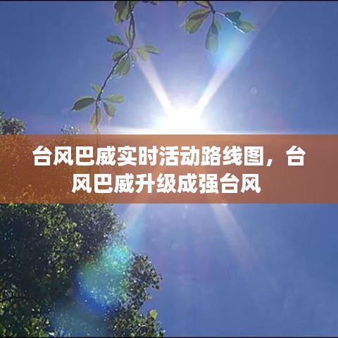 台风巴威实时活动路线图，台风巴威升级成强台风 