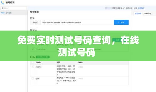 免费实时测试号码查询，在线测试号码 