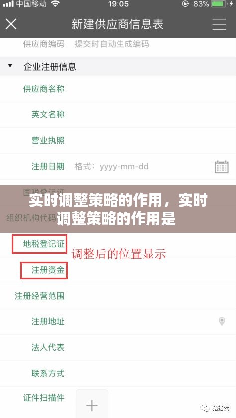 实时调整策略的作用，实时调整策略的作用是 