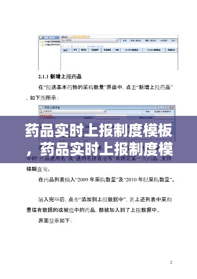 药品实时上报制度模板，药品实时上报制度模板图片 