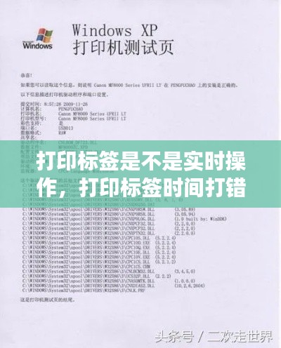 打印标签是不是实时操作，打印标签时间打错了怎么停止 