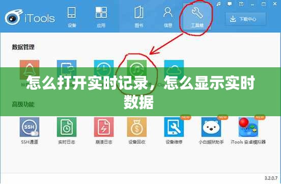 怎么打开实时记录，怎么显示实时数据 