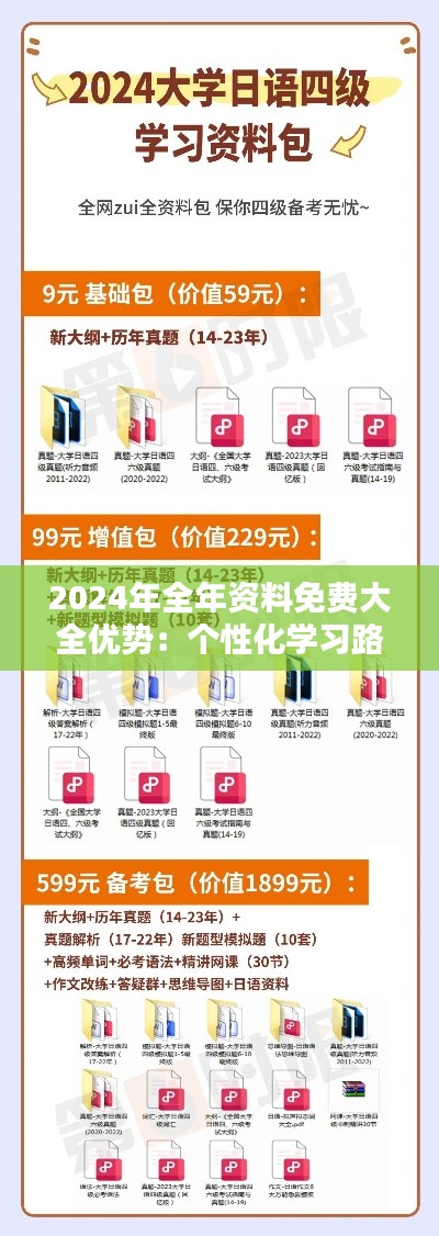 2024年全年资料免费大全优势：个性化学习路线图
