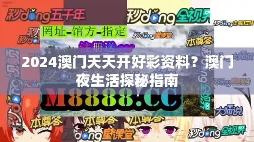 2024澳门天天开好彩资料？澳门夜生活探秘指南
