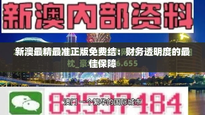 新澳最精最准正版免费结：财务透明度的最佳保障