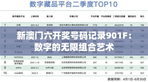 新澳门六开奖号码记录901F：数字的无限组合艺术
