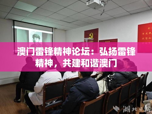 澳门雷锋精神论坛：弘扬雷锋精神，共建和谐澳门