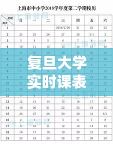 复旦大学实时课表查询，2020复旦大学上课时间表 