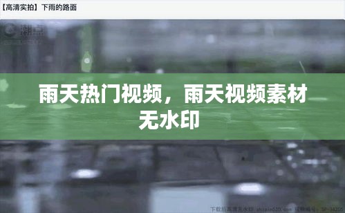 雨天热门视频，雨天视频素材无水印 