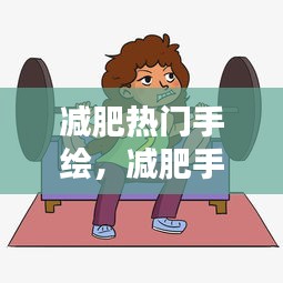 减肥热门手绘，减肥手绘漫画图片可爱 