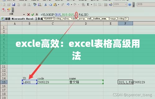 excle高效：excel表格高级用法 