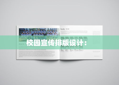 校园宣传排版设计： 