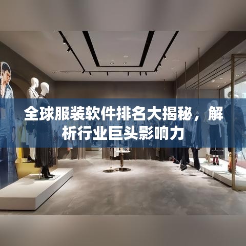 全球服装软件排名大揭秘，解析行业巨头影响力