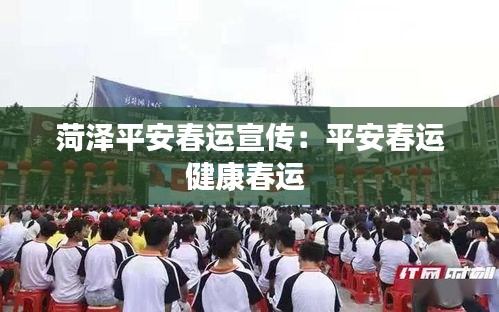菏泽平安春运宣传：平安春运健康春运 