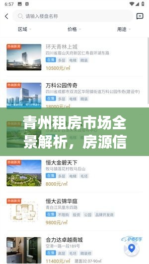青州租房市场全景解析，房源信息一网打尽，百度助你轻松找到心仪房源