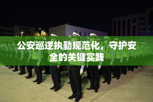 公安巡逻执勤规范化，守护安全的关键实践