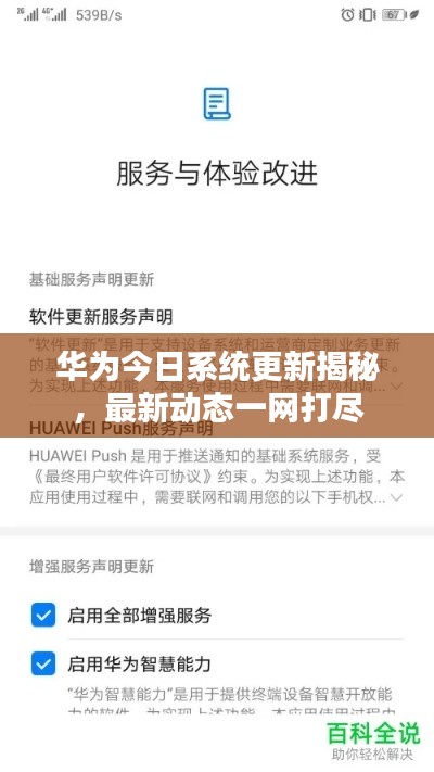 华为今日系统更新揭秘，最新动态一网打尽
