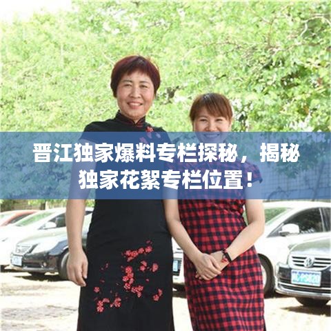晋江独家爆料专栏探秘，揭秘独家花絮专栏位置！
