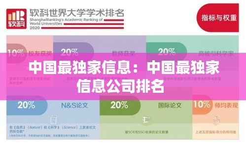 中国最独家信息：中国最独家信息公司排名 