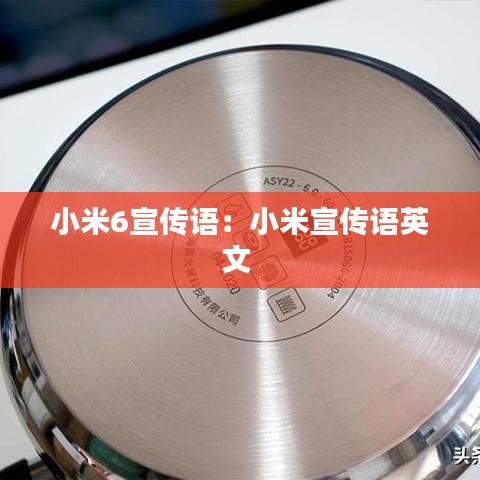 小米6宣传语：小米宣传语英文 
