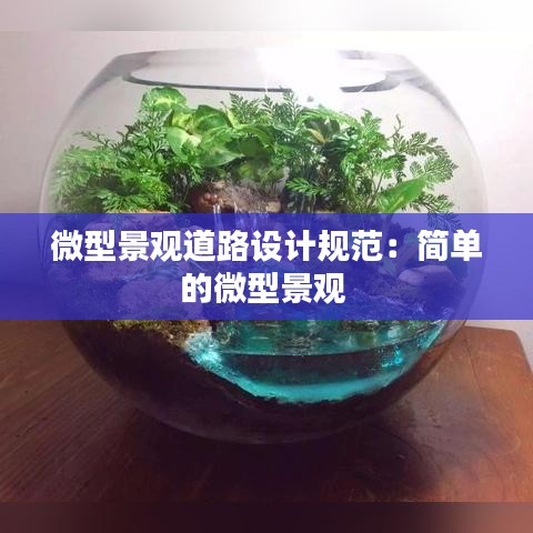 微型景观道路设计规范：简单的微型景观 