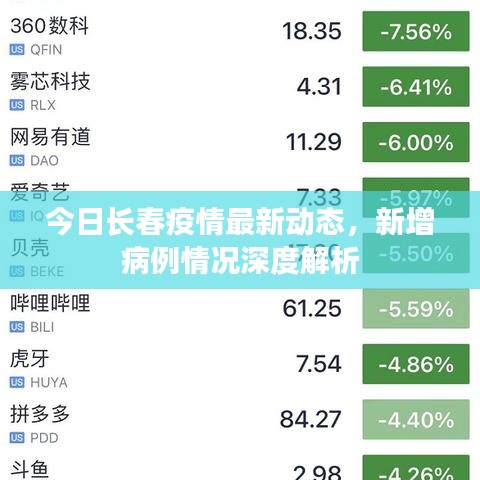 今日长春疫情最新动态，新增病例情况深度解析
