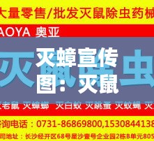 灭蟑宣传图：灭鼠灭蟑螂宣传单 