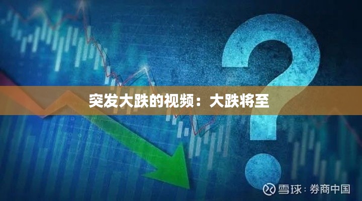 突发大跌的视频：大跌将至 