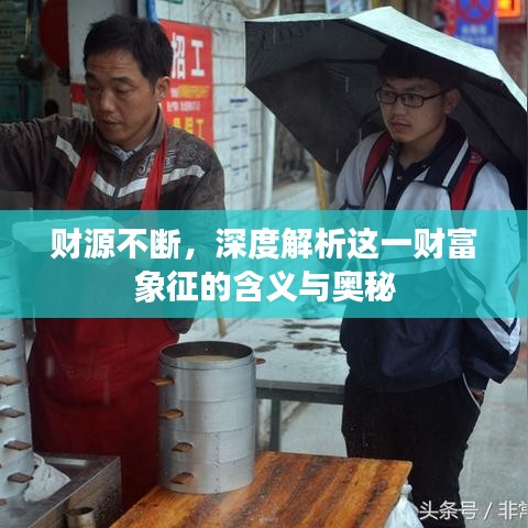 财源不断，深度解析这一财富象征的含义与奥秘
