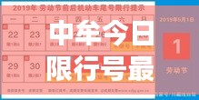 中牟今日限行号最新查询，掌握本地交通限制，出行无忧！