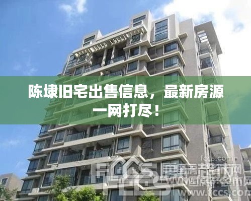 陈埭旧宅出售信息，最新房源一网打尽！