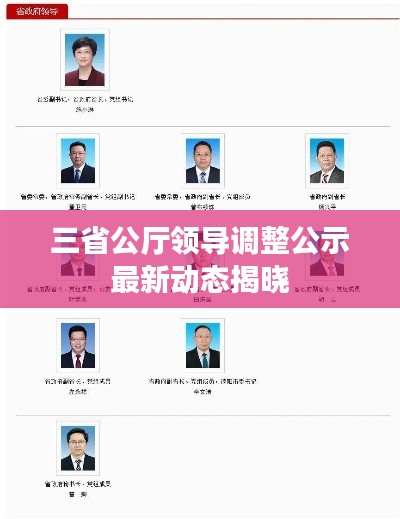 三省公厅领导调整公示最新动态揭晓
