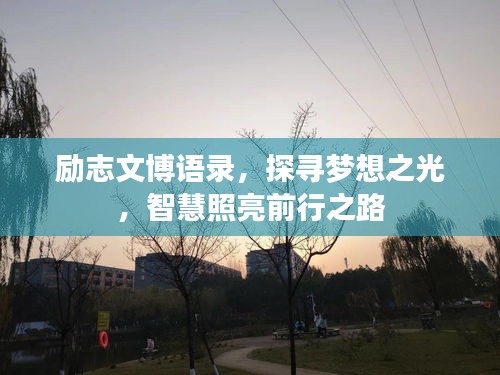 励志文博语录，探寻梦想之光，智慧照亮前行之路