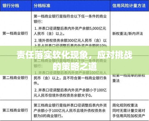 责任落实软化现象，应对挑战的策略之道