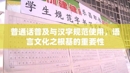 普通话普及与汉字规范使用，语言文化之根基的重要性