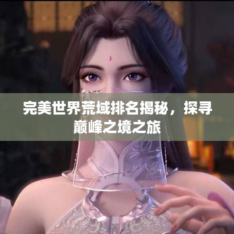 完美世界荒域排名揭秘，探寻巅峰之境之旅