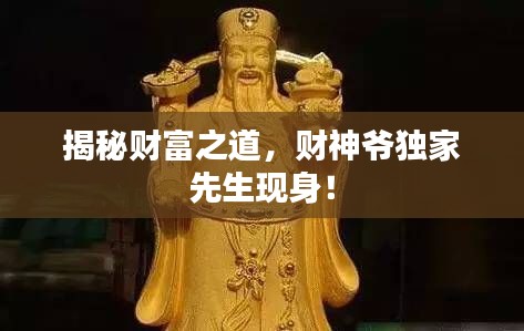 揭秘财富之道，财神爷独家先生现身！