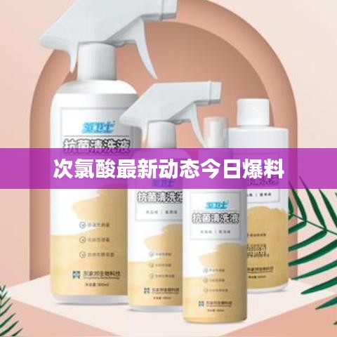 次氯酸最新动态今日爆料