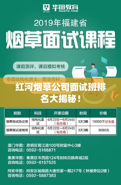红河烟草公司面试班排名大揭秘！
