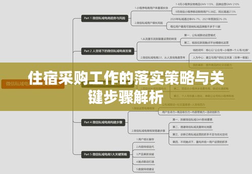 住宿采购工作的落实策略与关键步骤解析