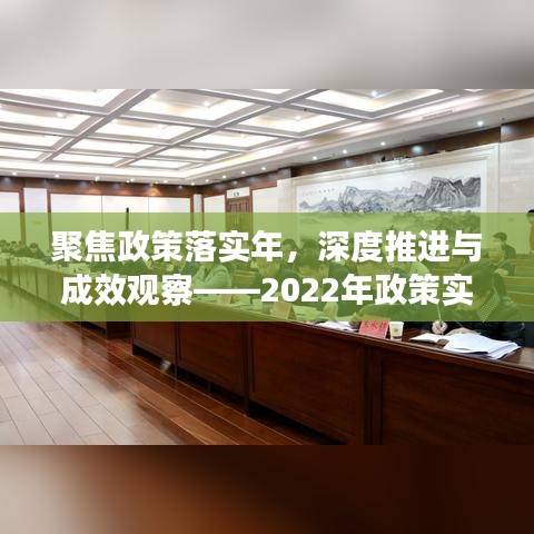 聚焦政策落实年，深度推进与成效观察——2022年政策实施纪实