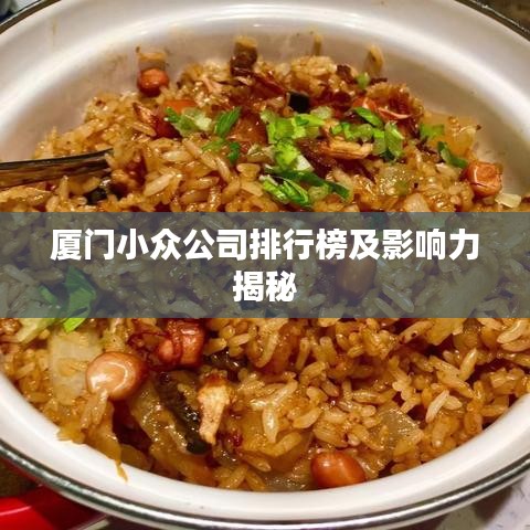 厦门小众公司排行榜及影响力揭秘
