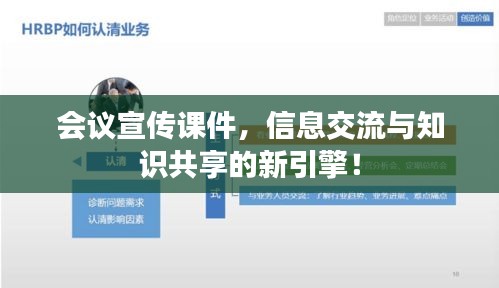 会议宣传课件，信息交流与知识共享的新引擎！