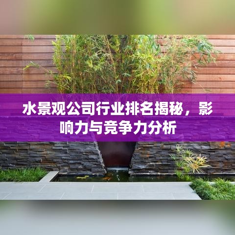 水景观公司行业排名揭秘，影响力与竞争力分析