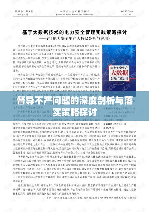 督导不严问题的深度剖析与落实策略探讨