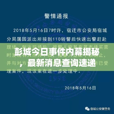 彭城今日事件内幕揭秘，最新消息查询速递