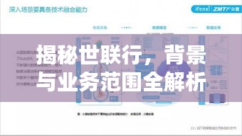 揭秘世联行，背景与业务范围全解析！